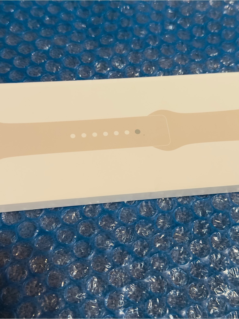 Apple Pink Beige Silicone Apple Watch Band
